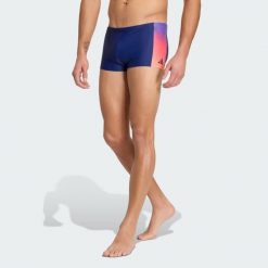 BOKSERKI DO PŁYWANIA GRADIEN. Fioletowe bokserki Adidas, m, bez wzorów, z dzianiny. Za 129.00 zł.