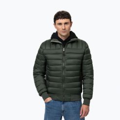 Kurtka męska Pitbull Granger 2 Padded. Zielone kurtki PITBULL, l, bez wzorów, z nylonu, bez kaptura. Za 249.99 zł.