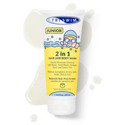 Żel do mycia 2w1 dla dzieci usuwający chlor po pływaniu Zapach Persymony 200ml. Pielęgnacja ciała TRISWIM. Za 34.99 zł.