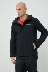Columbia kurtka outdoorowa Earth Explorer kolor czarny. Czarne kurtki Columbia, l, bez wzorów, bez kaptura. Za 629.99 zł.