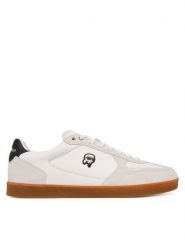 KARL LAGERFELD Sneakersy Kandidate KL53833N Biały. Białe buty sportowe casual KARL LAGERFELD, bez wzorów, ze skóry, bez zapięcia. Za 839.99 zł.