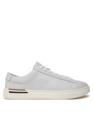 BOSS Sneakersy Clint 50544260 10249945 01 Biały. Białe buty sportowe casual Boss, bez wzorów, ze skóry, bez zapięcia. Za 489.99 zł.