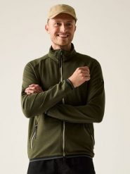 Regatta Kurtka polarowa "Malton" w kolorze khaki rozmiar: L. Brązowe kurtki Regatta, l, bez wzorów, z polaru, bez kaptura. Za 141.19 zł.