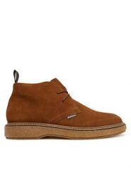Barbour Trzewiki Blaine MFO0820BR15 Brązowy. Brązowe botki sznurowane Barbour, bez wzorów, ze skóry, bez obcasa, bez zapięcia. Za 879.99 zł.