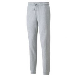Spodnie Dresowe Sportowe Męskie Puma Rad/Cal Dk. Szare spodnie treningowe długie Puma, m, bez wzorów, z dresówki. Za 168.99 zł.