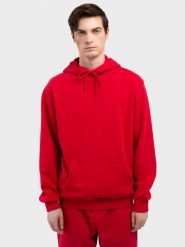 Bluza męska z kapturem czerwona Litsoner 603. Czerwone bluzy z kapturem BIG STAR, na jesień, l, bez wzorów, z dzianiny, z kapturem. W wyprzedaży za 199.99 zł.