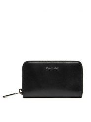 Calvin Klein Duży Portfel Męski Ck Glow Short Z/A 4cc W/Coin K50K512705 Czarny. Czarne portfele CALVIN KLEIN, bez wzorów, ze skóry. Za 209.99 zł.