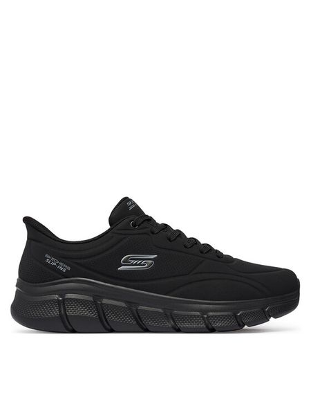 Skechers Sneakersy Bobs B Flex 118116 Czarny. Czarne buty sportowe casual Skechers, bez wzorów, ze skóry, bez zapięcia. Za 359.99 zł.