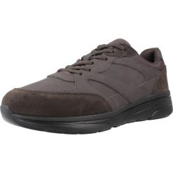 Buty GEOX U KLAIVER Brązowy. Brązowe buty turystyczne Geox, bez wzorów, ze skóry, bez zapięcia, trekkingowe. Za 323.99 zł.
