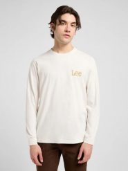 MESKA KOSZULKA LEE LS WOBBLY LEE TEE ECRU 112370507. T-shirty Lee, m, bez wzorów, bez kołnierzyka, bez ramiączek. Za 119.99 zł.