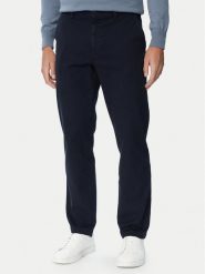 BOSS Chinosy 50578005 Granatowy Regular Fit. Niebieskie eleganckie spodnie Boss, m, z bawełny. Za 599.99 zł.