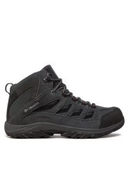 Columbia Trekkingi Crestwood Mid Waterproof 2100641 Szary. Szare botki sznurowane Columbia, bez wzorów, z materiału, bez obcasa, bez zapięcia. Za 449.99 zł.