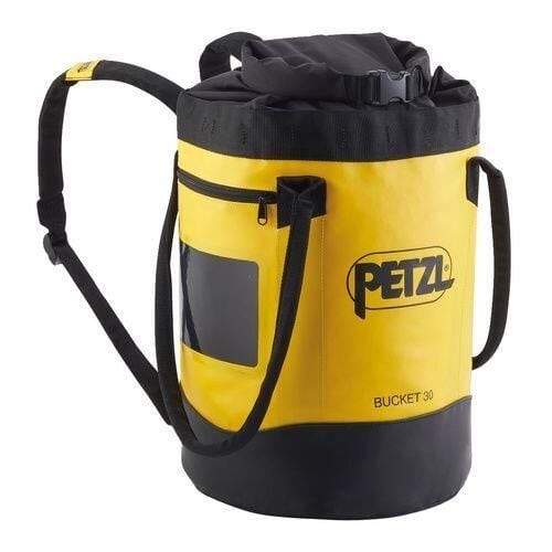 Żółta torba Petzl. Żółte torby na ramię PETZL, bez wzorów, z materiału, na ramię, duże, bez dodatków. Za 359.50 zł.