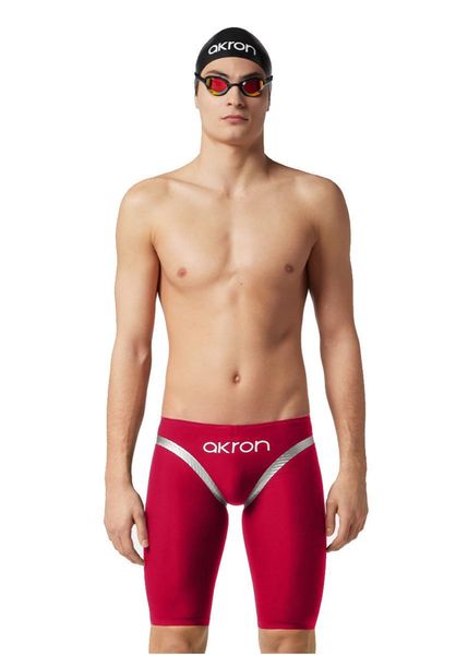 Akron Ultraskin Light Jammer – Czerwony – Rozmiar 22. Czarne odzież kompresyjna AKRON, l, bez wzorów, do pływania. Za 754.53 zł.