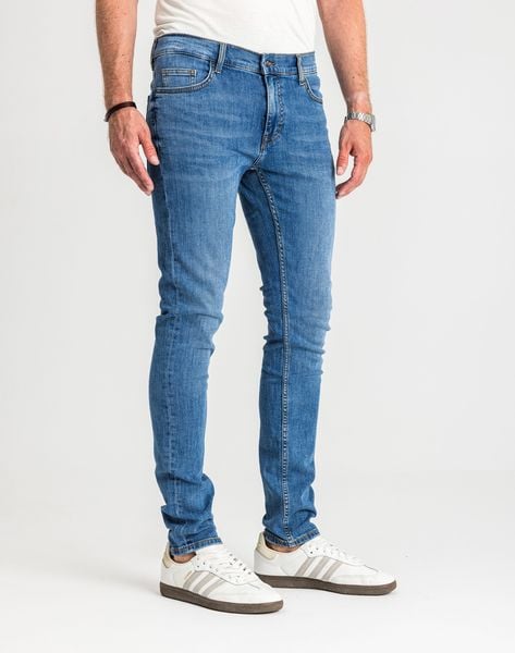 Męskie Spodnie Jeansowe Mustang Style Frisco Skinny Denim Blue 1017117 5000 682, W30 L30. Niebieskie spodnie materiałowe Mustang, l, bez wzorów, z bawełny, eleganckie. Za 219.99 zł.