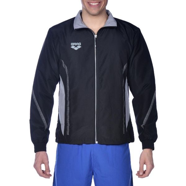 Bluza sportowa Arena Team Line Warm Up Jacket. Czarne bluzy bez kaptura Arena, l, bez wzorów, bez kaptura. Za 136.83 zł.