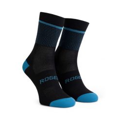 Skarpetki rowerowe Rogelli Hero II. Czarne skarpety Rogelli, bez wzorów. Za 69.99 zł.