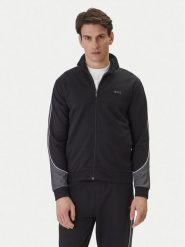 BOSS Bluza 50554793 Czarny Regular Fit. Czarne bluzy Boss, m, bez wzorów, z syntetyku, bez kaptura. Za 549.99 zł.