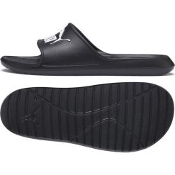 Czarne Klapki Puma Divecat M 369400 01. Czarne klapki Puma, z materiału. W wyprzedaży za 117.43 zł.