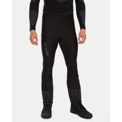 Męskie legginsy skitourowe Kilpi BRISTEN-M. Czarne legginsy długie sportowe Kilpi, m, bez wzorów, trekkingowe. Za 370.41 zł.