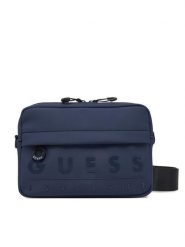 Guess Saszetka HMSOWR P5272 Granatowy. Niebieskie torby na ramię Guess, z aplikacjami, ze skóry, bez dodatków. Za 169.99 zł.
