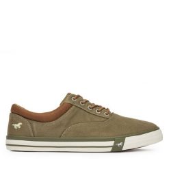 Tenisówki Mustang. Brązowe trampki Mustang, m, bez wzorów, bez zapięcia. Za 229.99 zł.