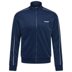 Kurtka z dresu Hummel Club. Niebieskie kurtki Hummel, xl, bez wzorów, z dresówki, bez kaptura. Za 254.50 zł.