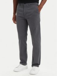 BOSS Chinosy 50534378 Szary ciemny Regular Fit. Szare eleganckie spodnie Boss, m, z bawełny. Za 549.99 zł.