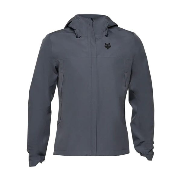 Kurtka rowerowa męska Fox Ranger 2.5L Water Jacket. Szare kurtki Fox Racing, l, bez wzorów, bez kaptura. Za 461.99 zł.