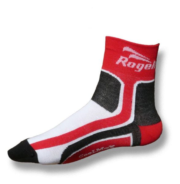 Skarpetki sportowe unisex Rogelli Coolmax lekko ocieplane. Białe skarpetki sportowe Rogelli, bez wzorów. Za 25.50 zł.