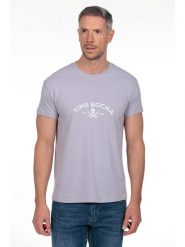 The Time of Bocha Koszulka w kolorze fioletowym rozmiar: L. Różowe bezrękawniki The Time of Bocha, l, bez wzorów, z bawełny, bez kołnierzyka, bez ramiączek. Za 56.99 zł.