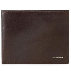 Duży Portfel Męski Strellson. Brązowe portfele Strellson, bez wzorów. Za 159.99 zł.