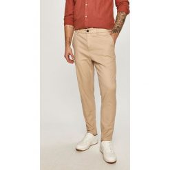 Scotch & Soda - Spodnie. Brązowe eleganckie spodnie Scotch & Soda, z materiału. W wyprzedaży za 239.90 zł.