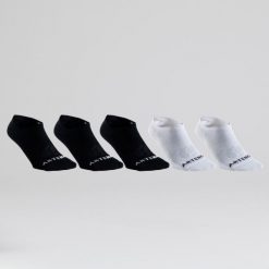 Skarpety sportowe tenis Artengo RS160 niskie 5 par. Białe skarpetki sportowe ARTENGO, bez wzorów, z bawełny. Za 39.99 zł.