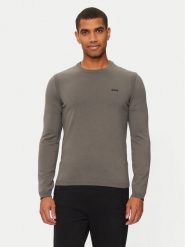 Boss Sweter Ever-X_Cn 50498539 Szary Regular Fit. Szare swetry rozpinane Boss, m, bez wzorów, z bawełny, bez kołnierzyka, bez ramiączek. Za 389.99 zł.