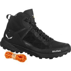 Buty trekkingowe męskie Salewa Pedroc Pro Mid Ptx. Czarne buty turystyczne Salewa, na zimę, bez wzorów, z materiału, za kostkę, bez zapięcia, trekkingowe. Za 899.99 zł.