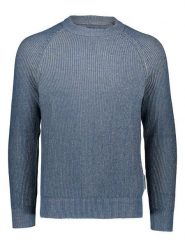 Marc O´Polo Sweter w kolorze niebieskim rozmiar: XXL. Niebieskie swetry nierozpinane xxl, bez wzorów, z bawełny, bez kołnierzyka, bez ramiączek. Za 238.84 zł.