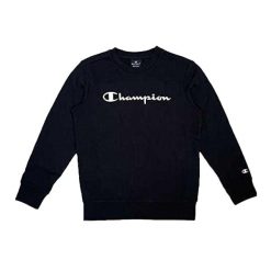 Bluza Męska Logo. Czarne bluzy z kapturem Champion, l, bez wzorów, z bawełny, z kapturem. Za 67.15 zł.