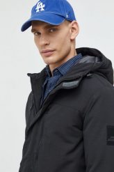 Jack & Jones kurtka JCOBACH męska kolor czarny przejściowa. Czarne kurtki Jack & Jones, l, bez wzorów, bez kaptura. W wyprzedaży za 259.99 zł.