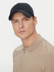 Calvin Klein Czapka z daszkiem K50K511987 Granatowy. Niebieskie czapki z daszkiem CALVIN KLEIN, bez wzorów, z bawełny. Za 99.99 zł.