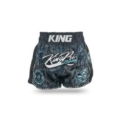 Szorty do boksu tajskiego King Pro Boxing Demon 3. Czarne szorty KING PRO BOXING, bez wzorów, sportowe. Za 327.50 zł.
