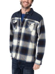 Timezone Koszula w kolorze granatowo-kremowym rozmiar: L. Brązowe koszule Timezone, l, bez wzorów, bez kołnierzyka, bez ramiączek. Za 174.84 zł.