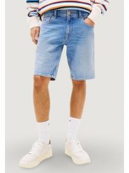 Tommy Jeans Szorty jeansowe Scanton DM0DM22981 Niebieski jasny Slim Fit. Niebieskie szorty Tommy Jeans, m, bez wzorów, z bawełny. Za 289.99 zł.
