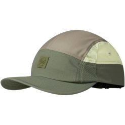 Czapka z daszkiem BUFF 5 PANEL GO CAP DOMUS APRICOT. Zielone czapki z daszkiem Buff, bez wzorów. Za 104.99 zł.
