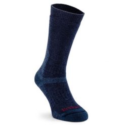 Męskie skarpety trekkingowe Bridgedale Heavyweight Performance Merino Navy. Niebieskie skarpety Bridgedale, bez wzorów. Za 114.99 zł.