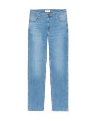 WRANGLER GREENSBORO MĘSKIE SPODNIE JEANSOWE JEANSY DŻINSY LIME LIGHT 112339304 W15Q007144. Zielone jeansy Wrangler, l. Za 229.99 zł.