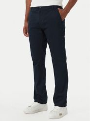 G-Star Raw Chinosy Mosa D25547 5126 Granatowy Straight Fit. Niebieskie eleganckie spodnie G-Star Raw, m, z bawełny, retro. Za 389.99 zł.