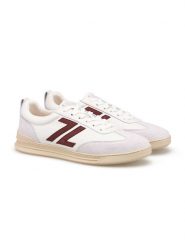 LLOYD Skórzane sneakersy w kolorze bordowo-białym rozmiar: 43. Białe buty sportowe casual Lloyd, bez wzorów, bez zapięcia. Za 269.95 zł.