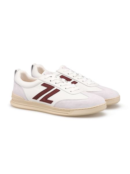 LLOYD Skórzane sneakersy w kolorze bordowo-białym rozmiar: 44. Białe buty sportowe casual Lloyd, bez wzorów, bez zapięcia. Za 274.95 zł.