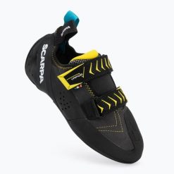 Buty wspinaczkowe SCARPA Vapor V. Szare buty trekkingowe Scarpa, bez wzorów, bez zapięcia. Za 599.99 zł.